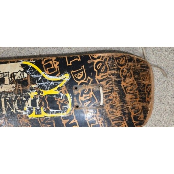 Vintage Dominion Skateboard Deck With Stickers - Picture 5 of 8